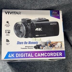 Vivitar 4K Ultra HD built in wifi 3.00 IPS touchscreen digital camcorder